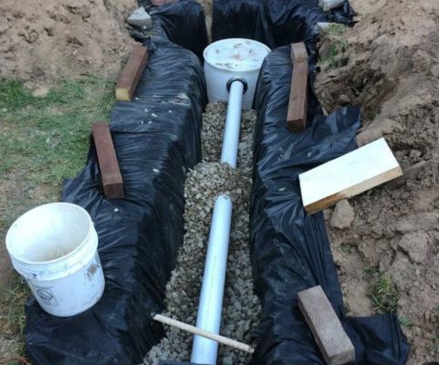 french drain 4